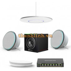Bộ thiết bị hội nghị HuddleP2 (Poly EagleEye Cube, Shure Stem Ceiling, Speaker, Hub và Switch POE)