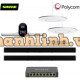 Bộ thiết bị hội nghị LargeP1 (Poly Studio E70, Shure Stem Ceiling, Wall, Hub và Switch POE)