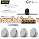 Bộ thiết bị hội nghị LargeP3 (Poly Studio E70, Shure Stem Ceiling, Stem Speaker, Stem Hub và Switch POE)