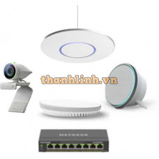 Bộ thiết bị hội nghị SmallP3 (Poly Studio P5 + Shure Stem Ceiling, Speaker, Hub)