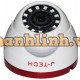 Camera Dome J-Tech AHD5280E ( 5MP / Human Detect / Face ID )