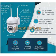 Camera IP J-Tech UHD6713B (Wifi 2MP/H.265)