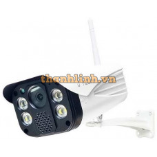 Camera IP Wifi- Chưa Adaptor Và Chân Đế J-Tech UHD8205W6 ( WIFI / 5.0MP / H.265X )