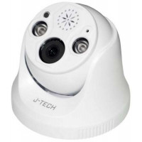 Camera IP Dome J-Tech UHDP5285DLS (4MP / Human Detect/Face ID/ PoE / Loa/F.color)