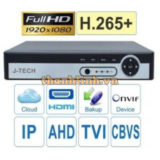 Đầu ghi hình hybrid J-Tech UHY6504 ( H.265+ / 5MP )