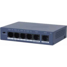 Switch PoE 4 port (Hỗ trợ 2 cổng mạng uplink) Kabe Vision KX-SW406-36