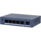 Switch PoE 4 port (Hỗ trợ 2 cổng mạng uplink) Kabe Vision KX-SW406-36
