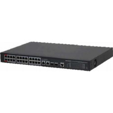 Bộ chia mạng Switch 26 port với 24 port PoE All-Gigabit Layer 2 managed. KBVision KX-CSW24-4FG-240