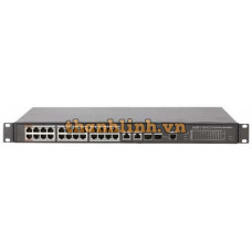Switch POE 24 port ( hỗ trợ 2 cổng quang ) All-Gigabit Layer 2 managed Kbvision KX-CSW24-PFG