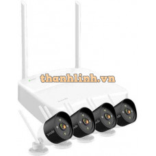 Bộ Kit camera WiFi 4 kênh TENDA K4W-3TC