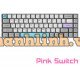 Bàn phím cơ không dây AKKO 3068 Silent Gateron Pink Switch