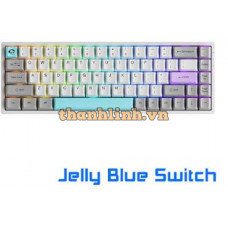 Bàn phím cơ không dây AKKO 3068B Multi-modes Silent (Jelly Blue Switch)