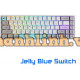 Bàn phím cơ không dây AKKO 3068B Multi-modes Silent (Jelly Blue Switch)