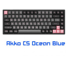 Bàn phím cơ Akko 3084 V2 ASA Black Pink (Akko CS Switch Ocean Blue)