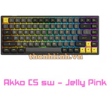 Bàn phím cơ AKKO 3084B Plus Black & Gold (Akko CS sw - Jelly Pink)