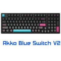 Bàn phím cơ Akko 3098 DS Midnight R2 Akko Blue Switch