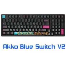 Bàn phím cơ Akko 3098 DS Midnight R2 Akko Blue Switch