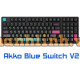 Bàn phím cơ Akko 3098 DS Midnight R2 Akko Blue Switch