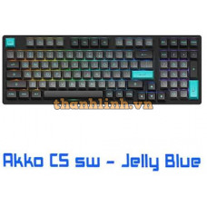 Bàn phím cơ AKKO 3098B Multi-modes Black & Cyan