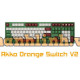 Bàn phím cơ Akko 3108 v2 DS Matcha Red Bean (Akko Orange Switch V2)