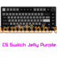 Bàn phím cơ không dây Akko PC75B Plus Black & Silver (Akko CS Switch - Jelly Purple) (Đen)