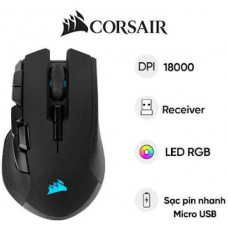 Chuột gaming Corsair IRONCLAW Wireless - CH-9307011-NA (Đen)