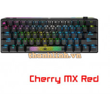 Bàn phím cơ Corsair K70 Pro Mini Wireless (Cherry MX Red Switch) (Đen)