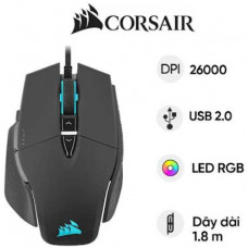 Chuột Gmaing Corsair M65 RGB ULTRA Tunable FPS Black