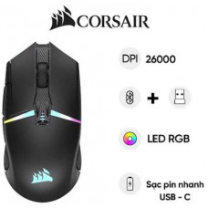 Chuột gaming không dây Corsair NIGHTSABRE RGB (CH-931B011-AP)