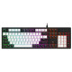 Bàn phím cơ Gaming DareU EK104 White-Black (Dream switch (Linear)/2 sides RGB strip/Multi-Led/PBT Double Shot OEM profile)