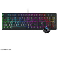 Bàn phím cơ Gaming DareU EK1280 RGB Blue D Switch (Đen) | Phong Vũ