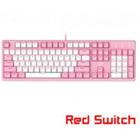 Bàn phím cơ DareU EK1280s Red D Switch (Trắng - Hồng)