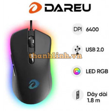 Chuột máy tính DareU EM908X Black Optical switch
