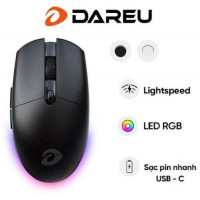 Chuột gaming không dây DareU EM911X Black