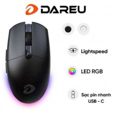 Chuột gaming không dây DareU EM911X Black