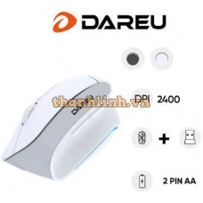 Chuột gaming không dây DareU LM108B (Trắng)