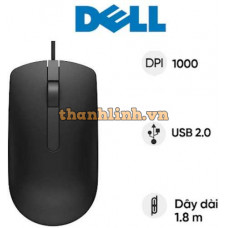 Chuột máy tính Dell MS116 (Đen)