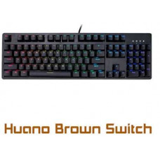 Bàn phím cơ E-DRA EK3104 Huano Brown Switch (Đen)