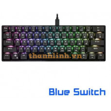 Bàn phím cơ không dây E-DRA EK361W - 61 keys - Blue Switch (Đen)