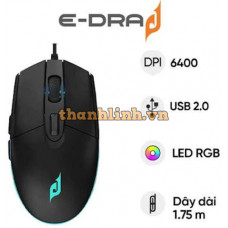 Chuột gaming E-DRA EM6102 (Đen)