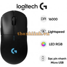 Chuột gaming Logitech G Pro Wireless gaming (Đen)
