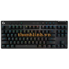 Bàn Phím Cơ Không Dây Logitech G Pro X Tkl Lightspeed Tactile Gaming/Đen (Black) (920-012137)
