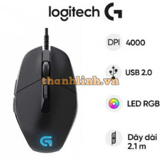 Chuột gaming có dây Logitech G302 (Đen)