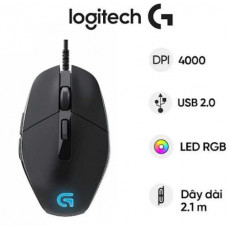 Chuột gaming có dây Logitech G302 (Đen)