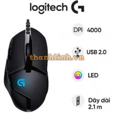 Chuột gaming có dây Logitech G402 (Đen)