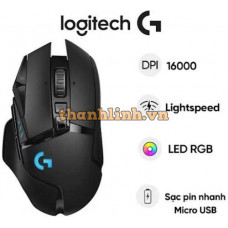 Chuột gaming không dây Logitech G502 Lightspeed (Đen)