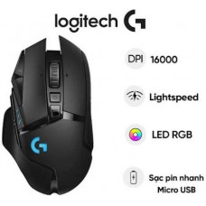 Chuột gaming không dây Logitech G502 Lightspeed (Đen)