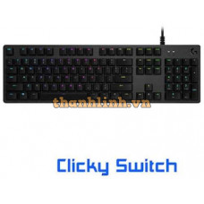 Bàn phím cơ gaming Logitech G512 GX (Clicky) (920-008949)