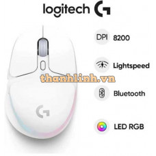 Chuột gaming không dây Logitech G705 Off-white Aurora Collection (910-006369)