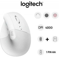 Chuột không dây bluetooth công thái học Logitech Lift Vertical